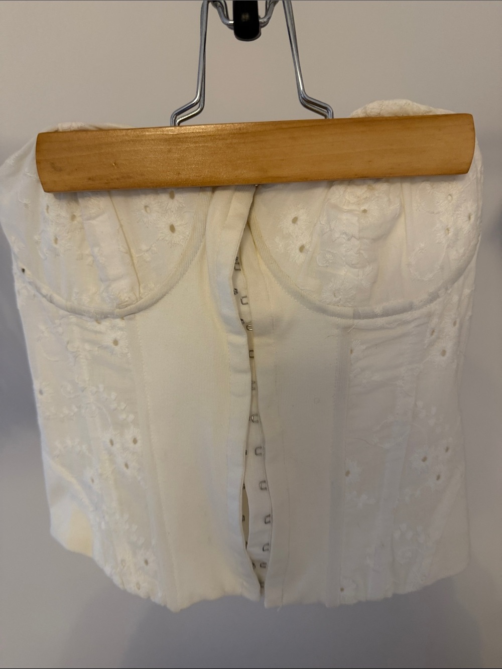 White corset top!